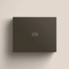 A dark, square box labeled Gift Card in white letters adorns the lid, standing out like a striking art print against the light, textured backdrop.