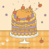 Cat on a cake - Image 8
