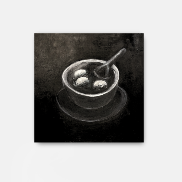 Bowl series - black sesame dumpling